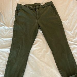 Cosmic Blue Love pants- Olive Green
